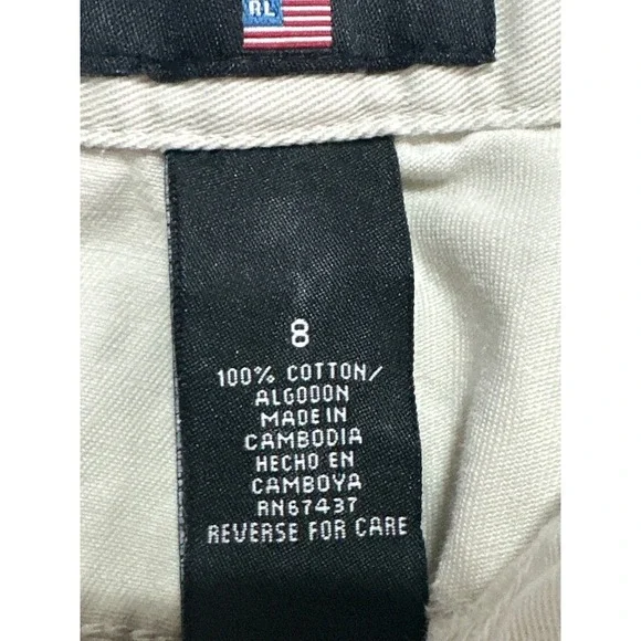 Polo Jeans Co. Ralph Lauren Tan Chinos Women's Size 8 Classic American - Picture 4 of 8